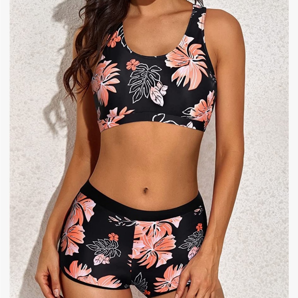 New - XXL Tankini 3 Pc Set